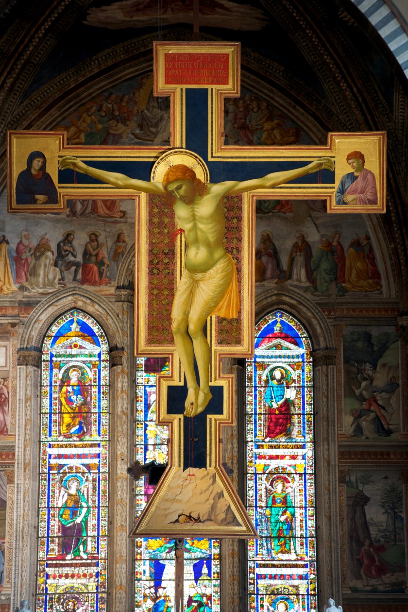 The Crucifixion, ca. 1288-89 (tempera på panel) af Giotto di Bondone