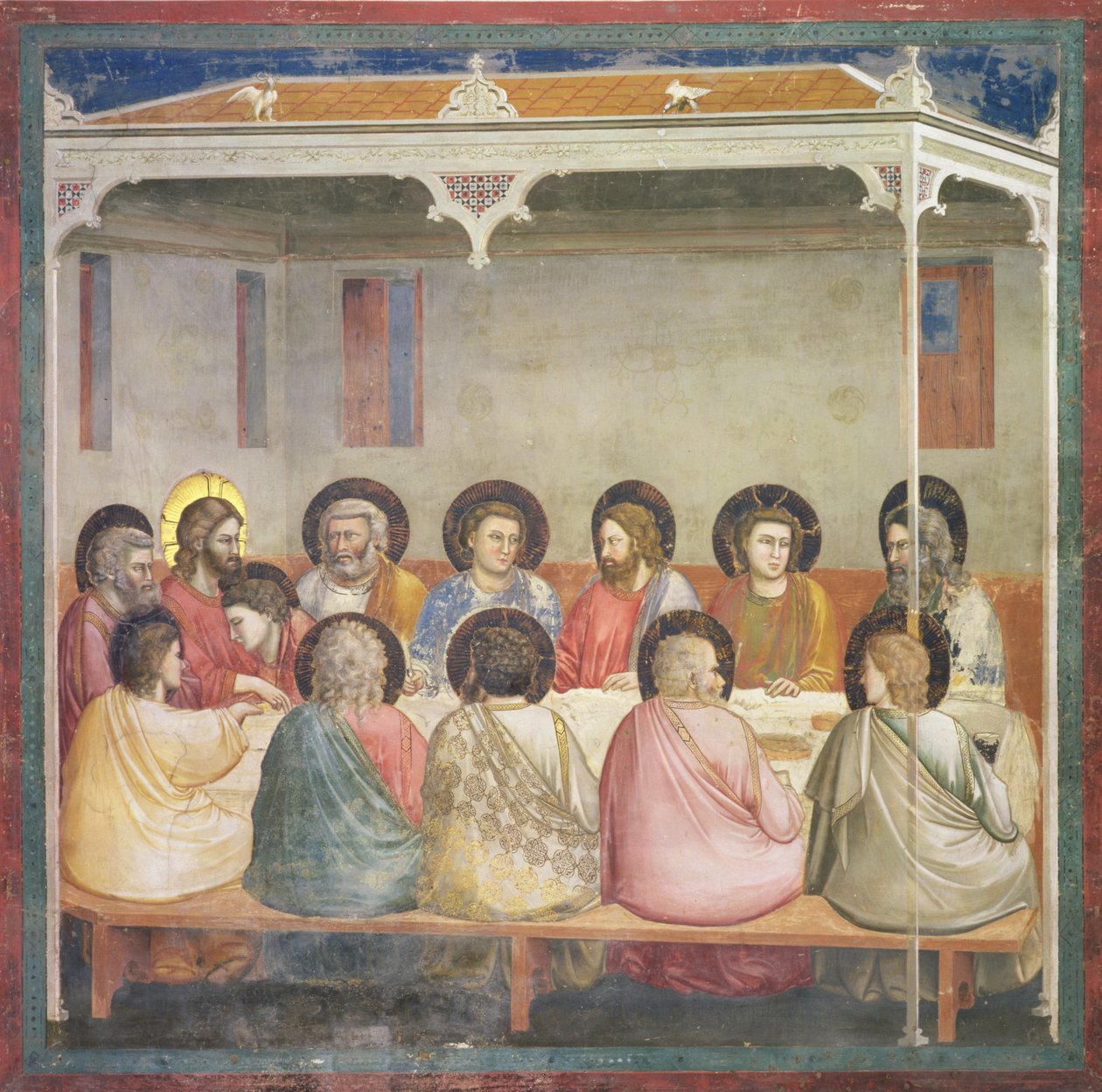 Den sidste nadver, ca. 1305 af Giotto di Bondone