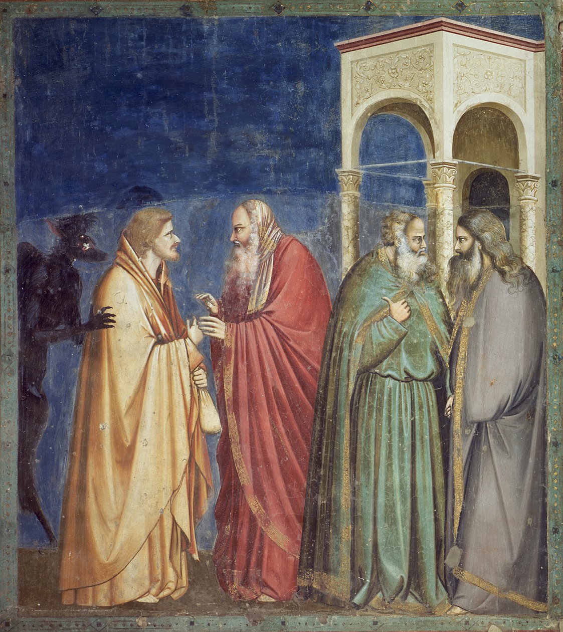 Betalingen af Judas, ca. 1305 af Giotto di Bondone