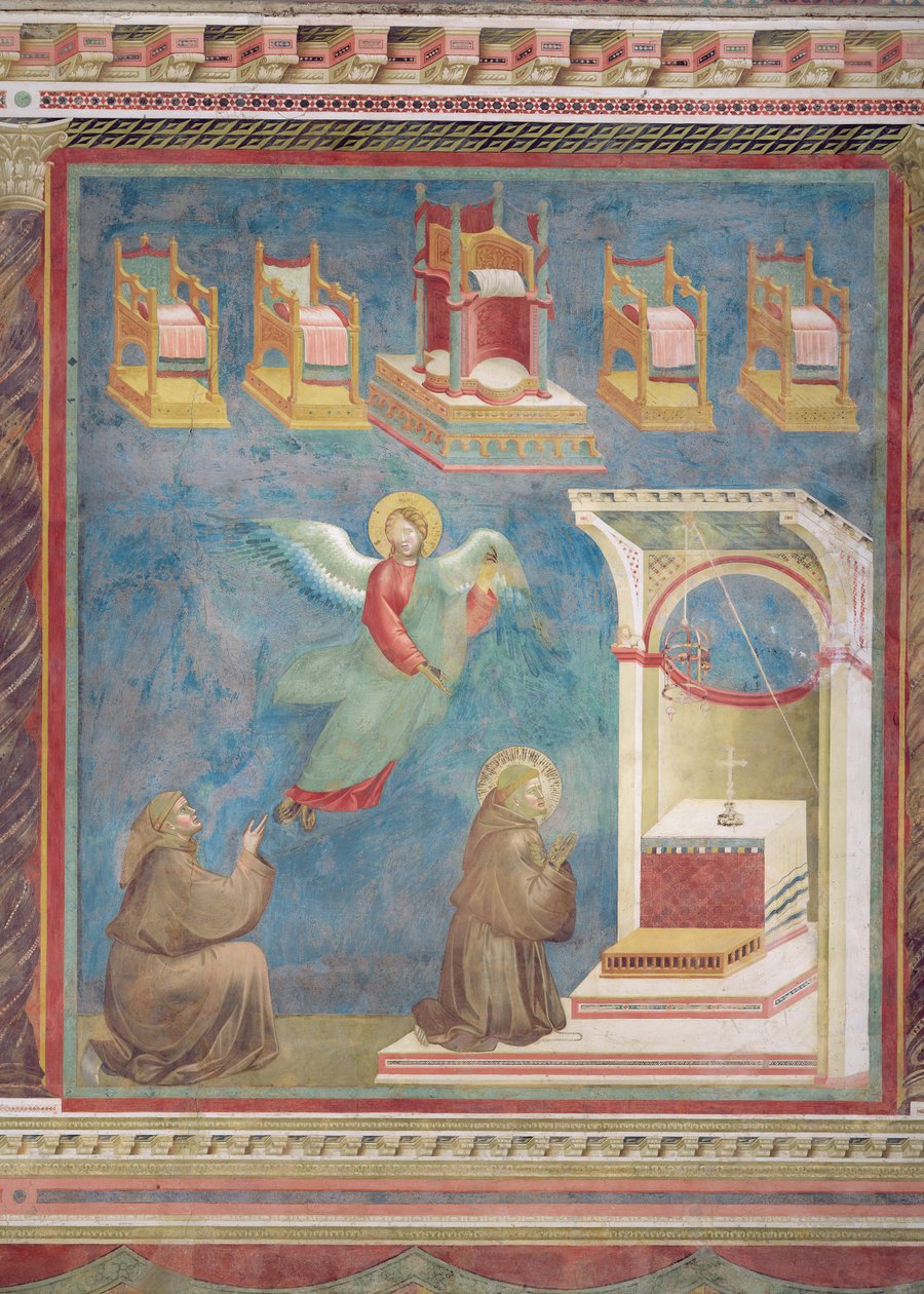 Tronernes syn, 1297-99 (fresko) af Giotto di Bondone