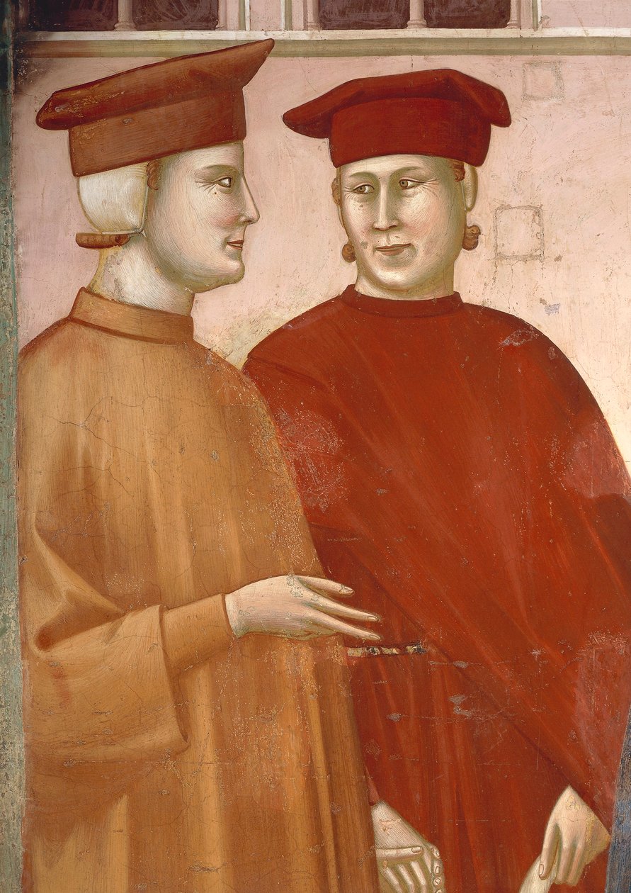 Italien, Umbrien-regionen, Assisi, Basilica of Saint Francis of Assisi af Giotto (c.1266 1337)