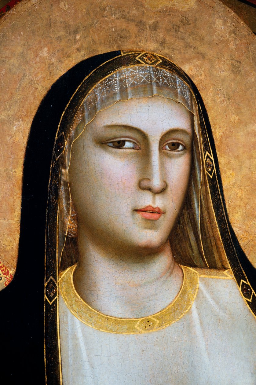 Madonna di Ognissanti, ca. 1310 (tempera på træ) af Giotto (c.1266 1337)