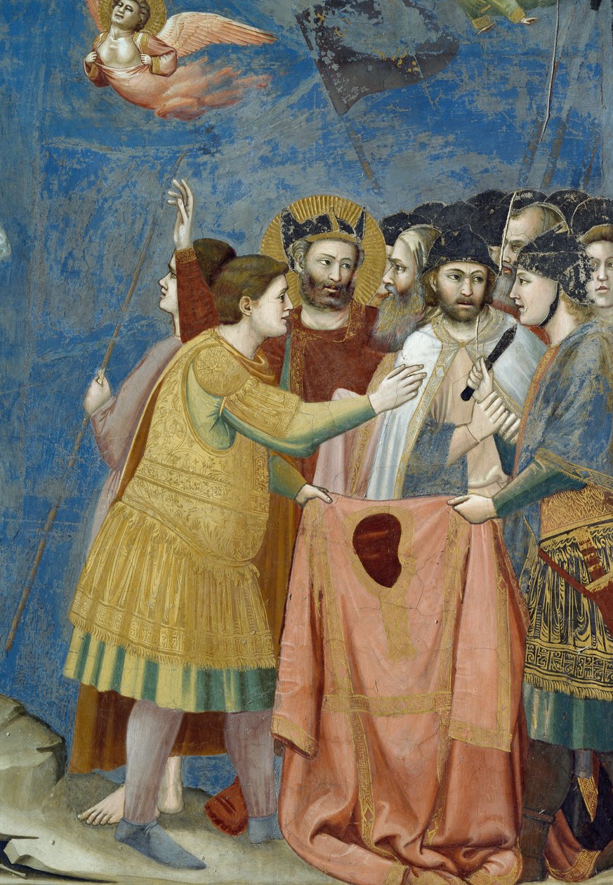 Korsfæstelse, detalje fra Kristi liv og lidenskab, af Giotto af Giotto (c.1266 1337)