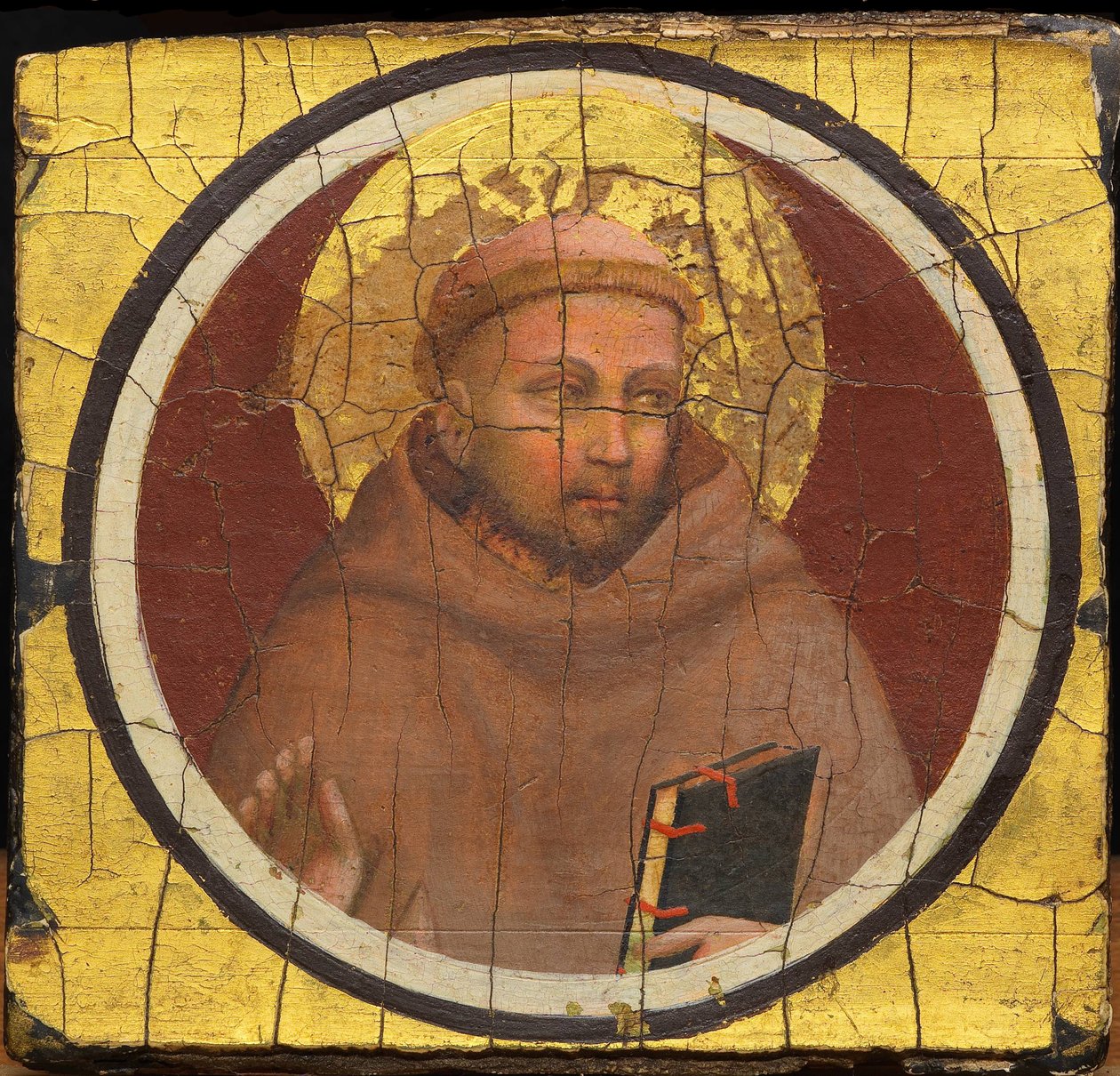 Sankt Frans af Assisi af Giotto di Bondone (1266-1377). Tempera på panel, ca 1320, Ente Cassa di Risparmio, Firenze af Giotto (c.1266 1337)