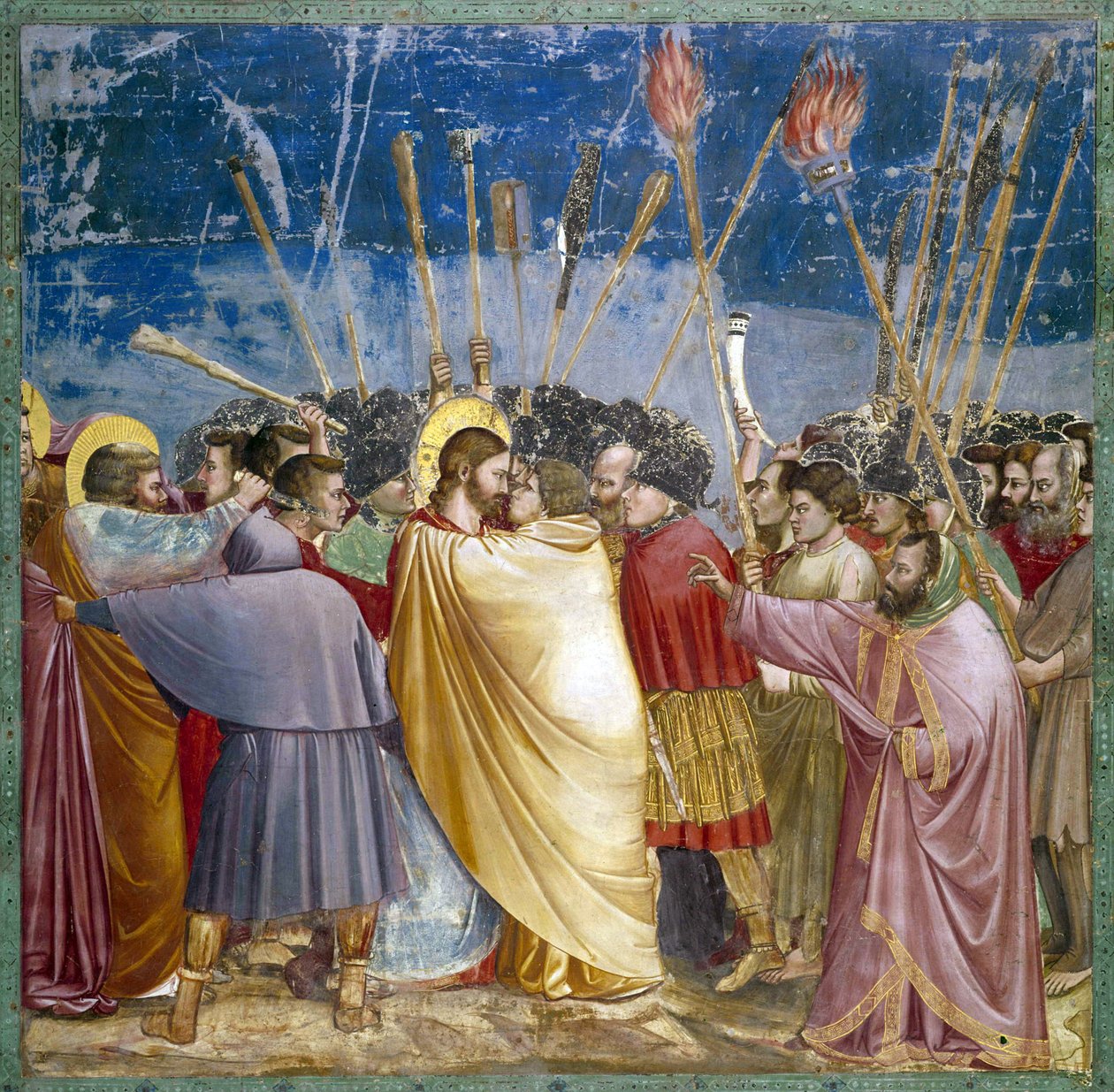 Kristi forræderi af Giotto (c.1266 1337)