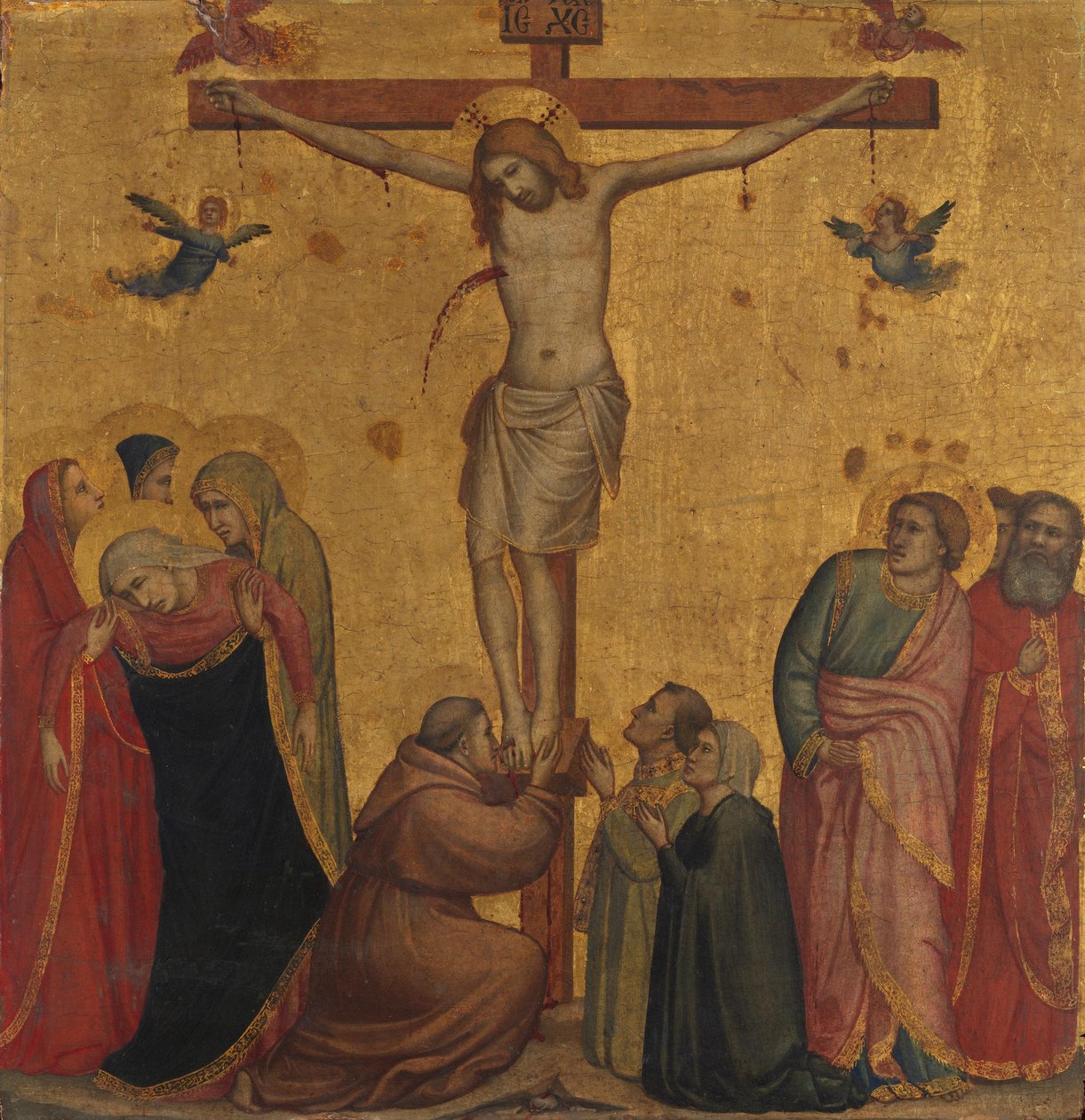 Tysk: Kreuzigung Christi Korsfæstelsen af Giotto
