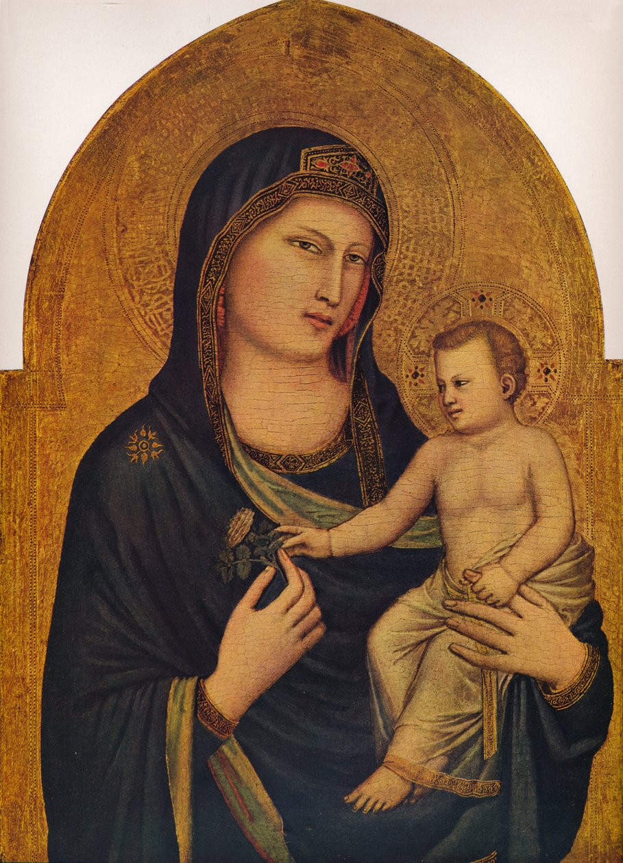 Madonna og barn, 1310-1315 af Giotto di Bondone