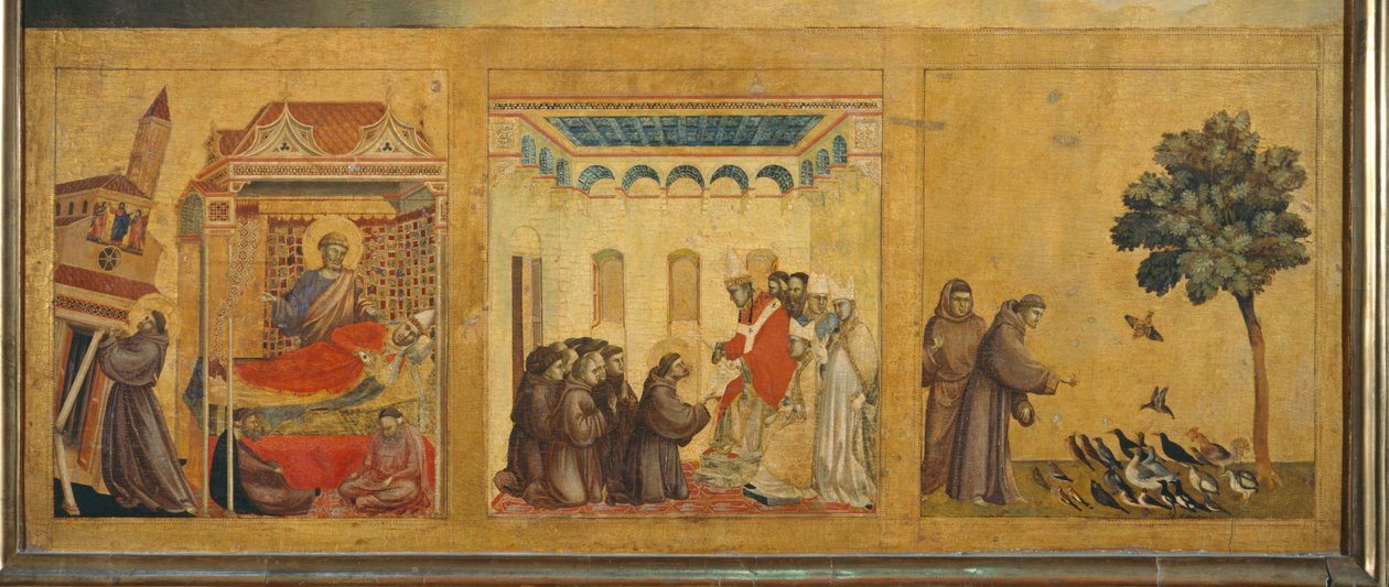 Drømmen om Innocens III ... af Giotto di Bondone (style of)