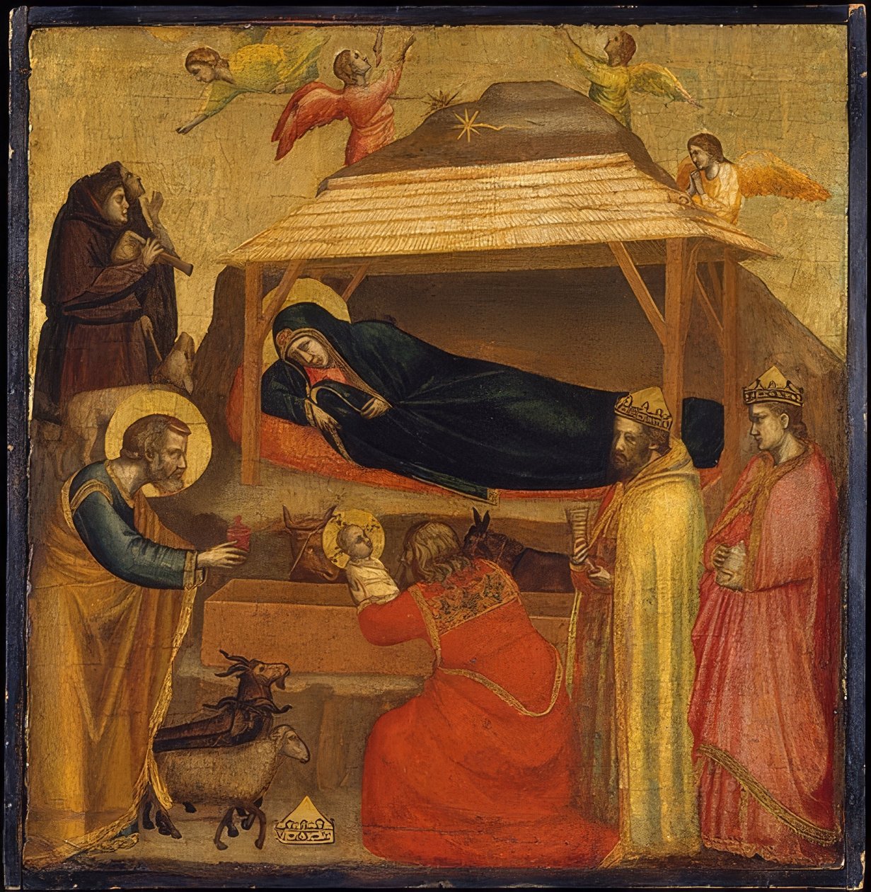 Tilbedelse af Magi. Sandsynligvis omkring 1320 af Giotto di Bondone