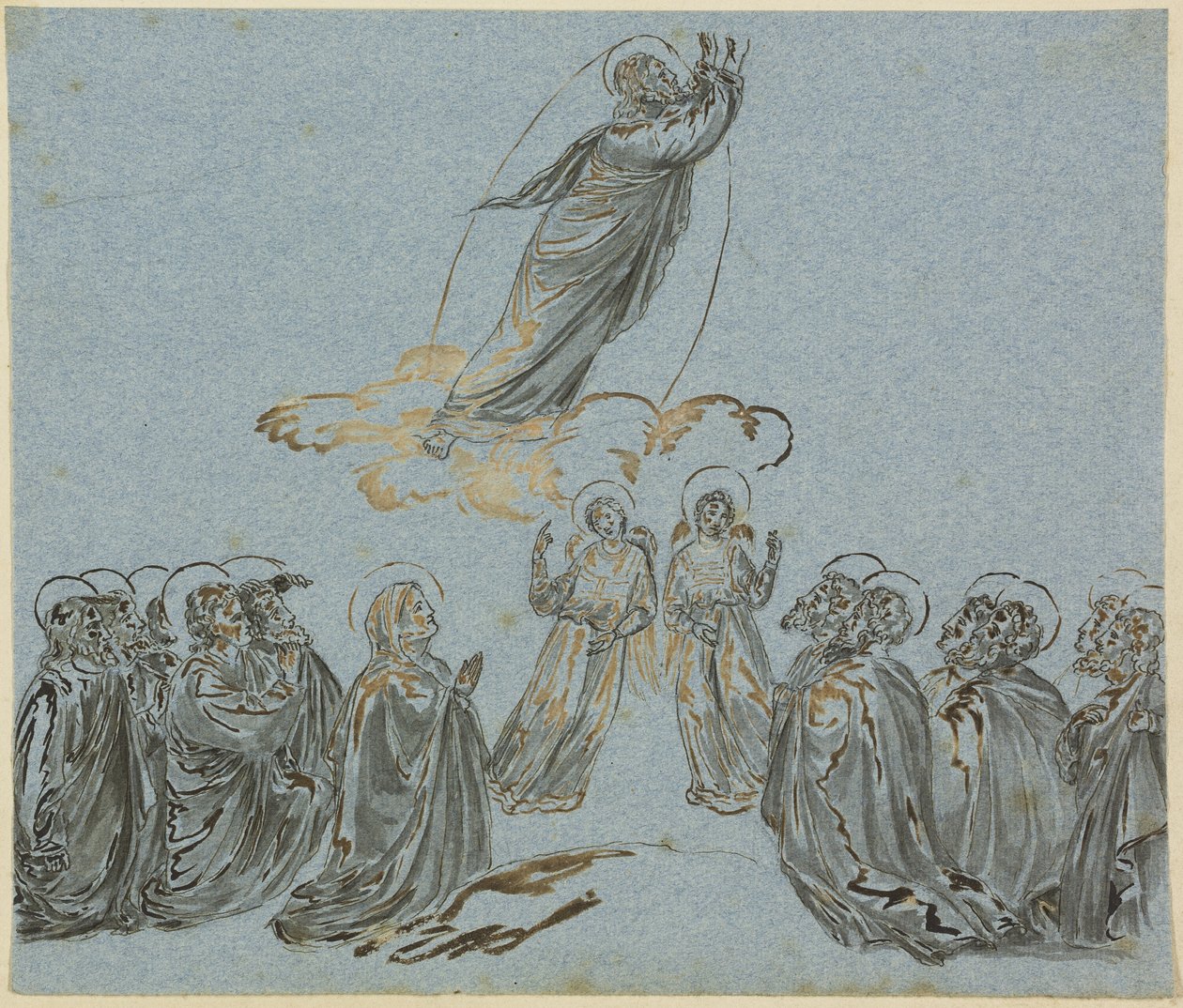 Kristi himmelfart af Giotto di Bondone