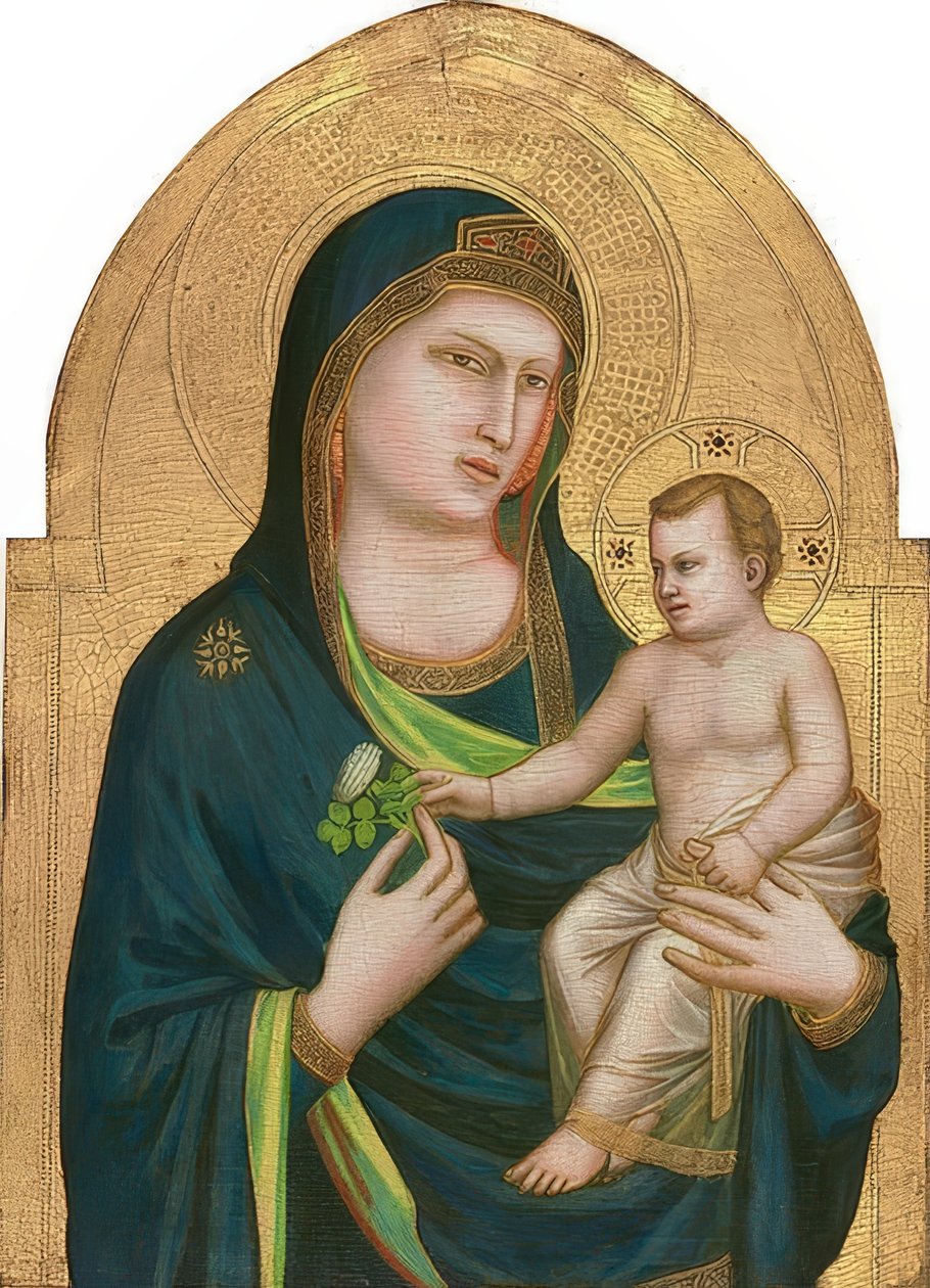 Madonna og barn. Omkring 1310/15 af Giotto di Bondone