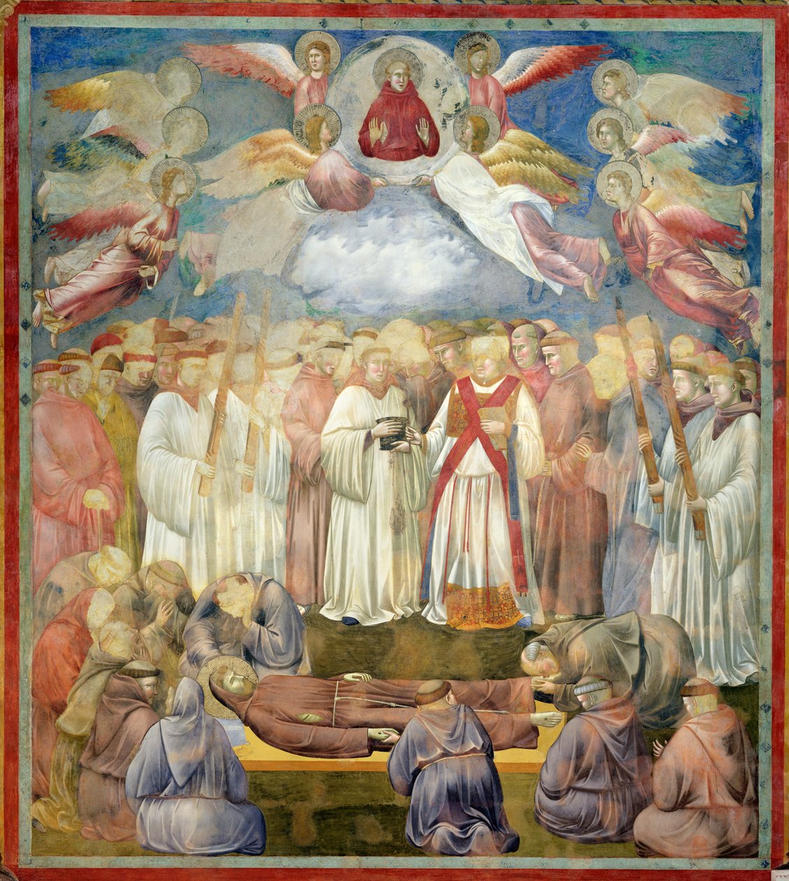 Den hellige Franss død, 1297-99 af Giotto di Bondone