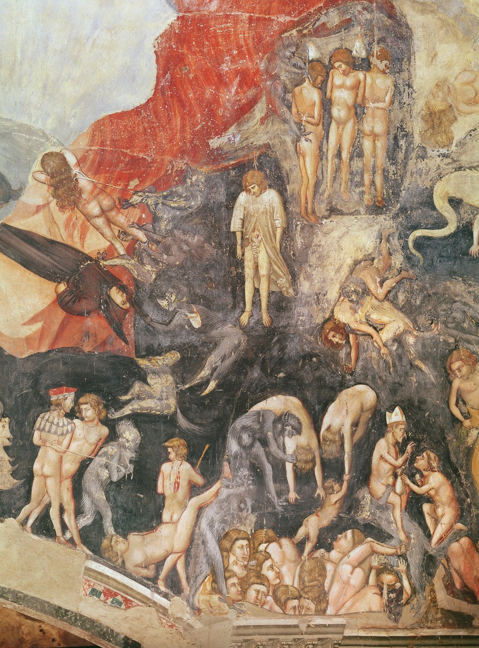 The Last Judgement, detaljer om de fordømte, 1303-05 (se også 65227) af Giotto di Bondone