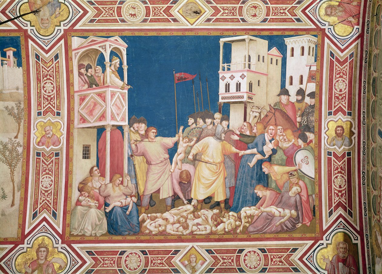 Massakren på de uskyldige af Giotto di Bondone