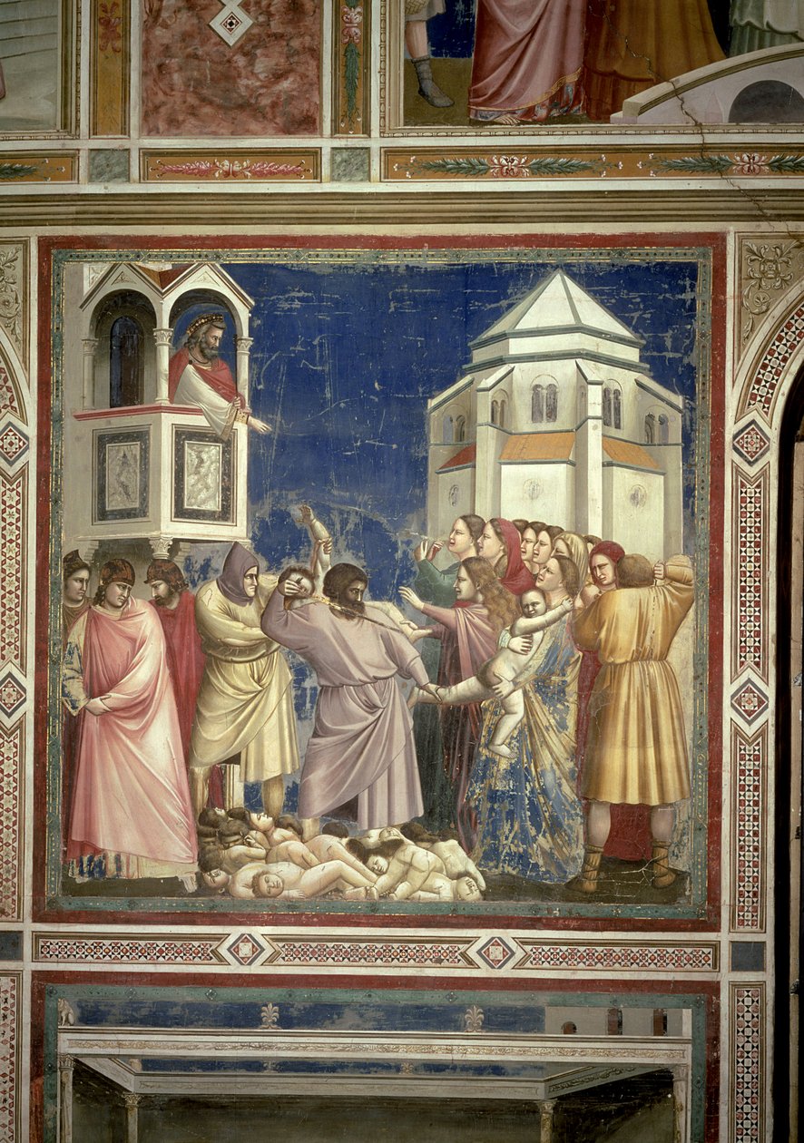 Massakren på de uskyldige, ca. 1305 af Giotto di Bondone