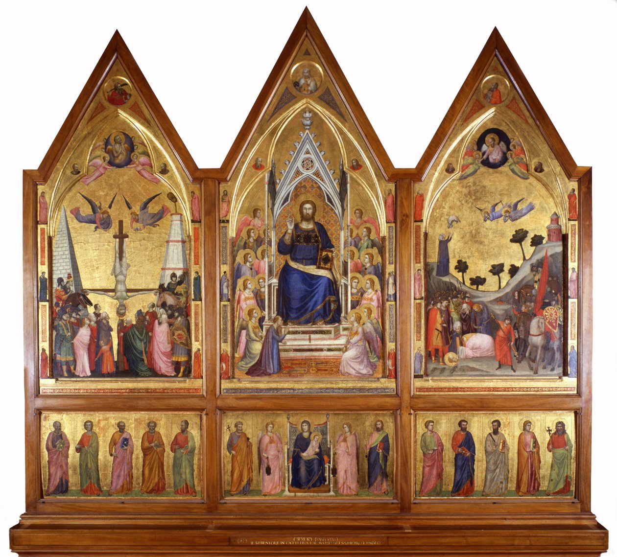 Stefaneschi-triptykonen, ca. 1320 (tempera på panel) af Giotto di Bondone
