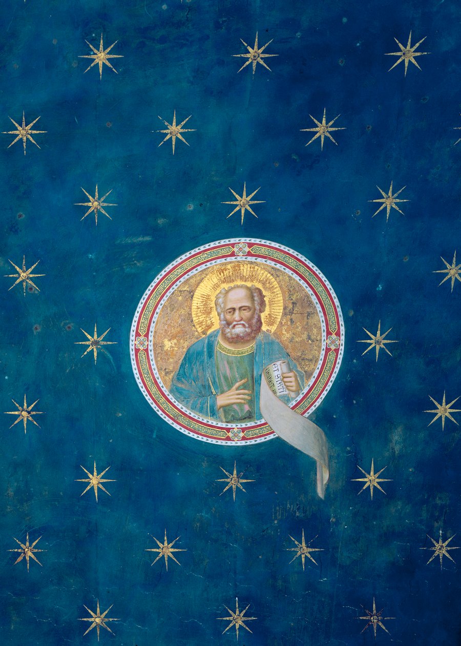 Profeten Malakias, fra loftshvælvingen, ca. 1305 af Giotto di Bondone