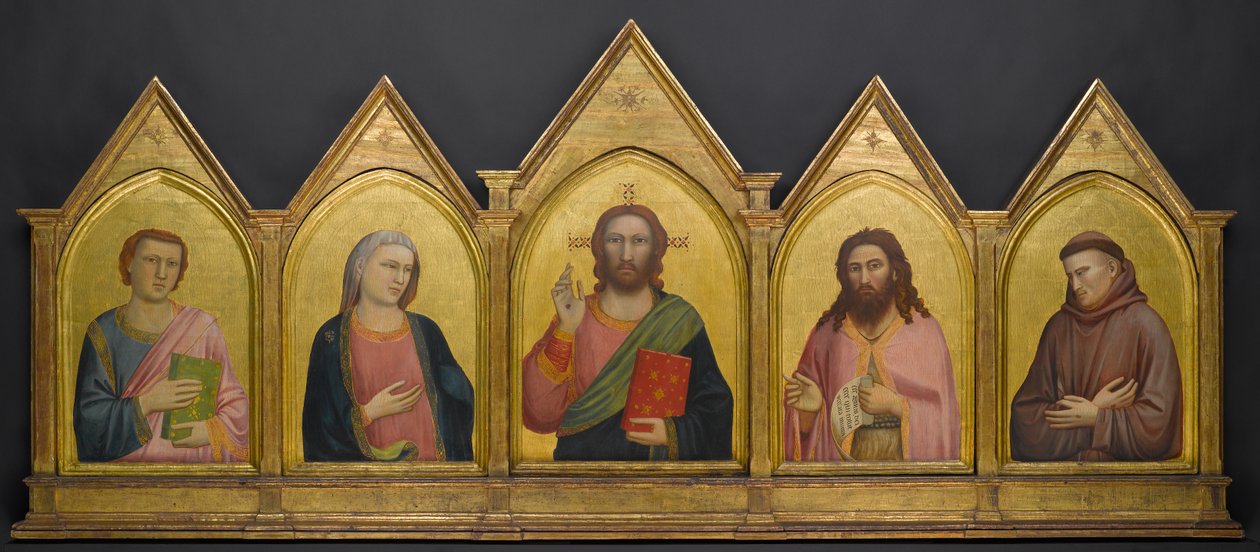 Peruzzi altertavle, ca. 1310-1315 (tempera og bladguld på panel) af Giotto di Bondone