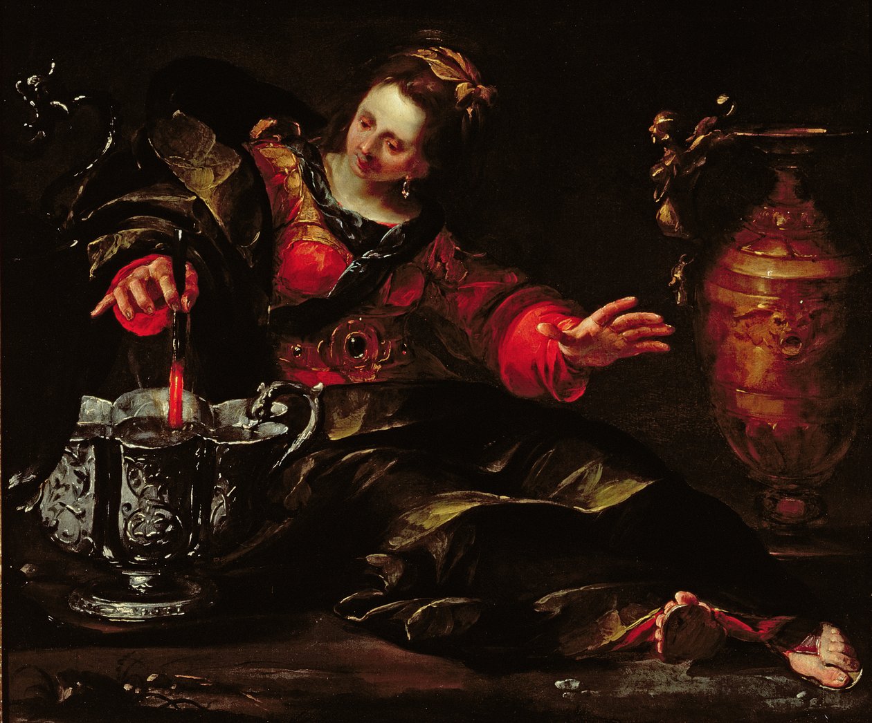 Circe Mulling Wine, c.1630 af Giovacchino Assereto