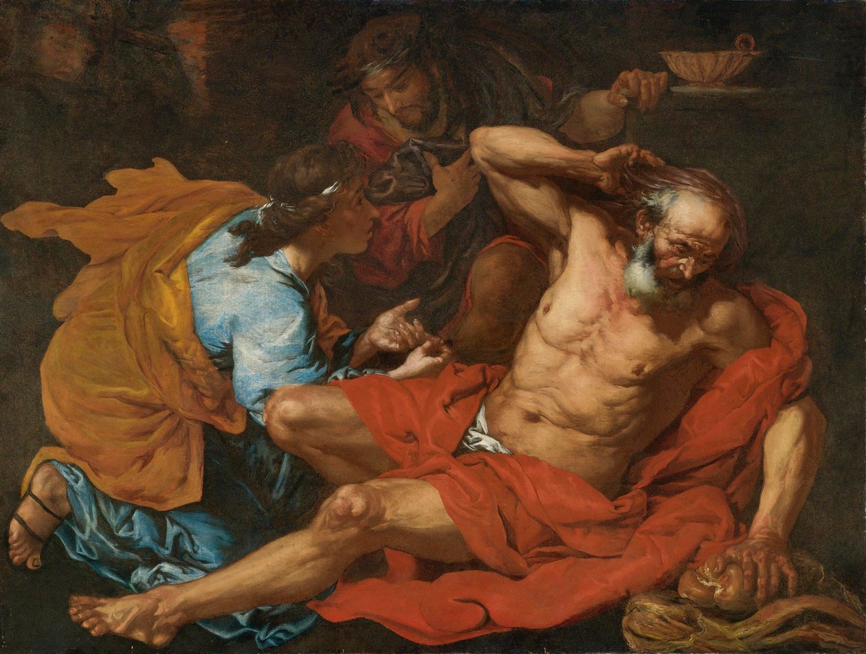 Giuseppe fortolker bagerens drøm af Giovan Battista Langetti