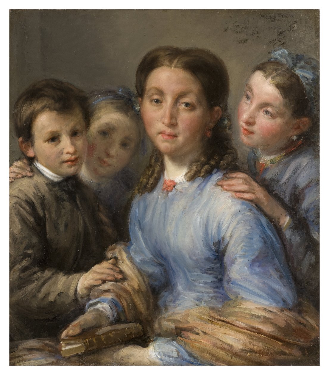 Familien Caccia af Giovanni Carnovali