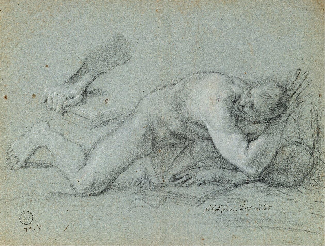 Studér for en faldet engel af Giovanni Angelo Canini