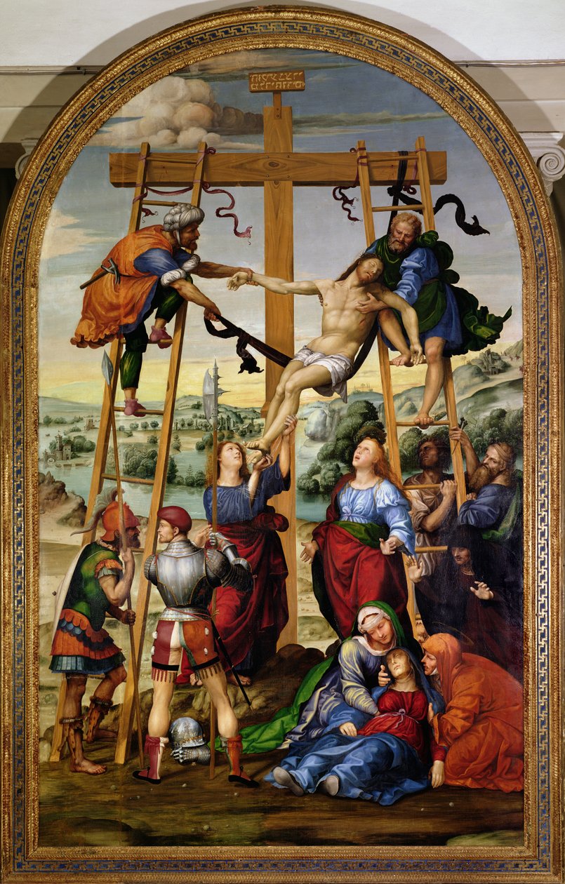 Nedstigning fra korset, ca. 1505-10 (altertavle) af Giovanni Antonio Bazzi Sodoma