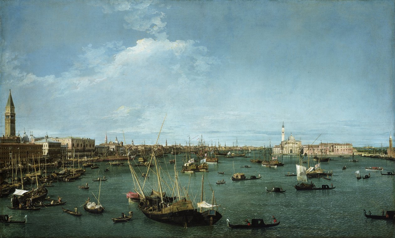 Basen i San Marco, Venedig af Giovanni Antonio Canal