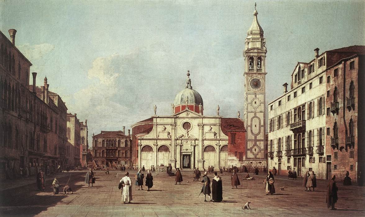 Campo Santa Maria Formosa af Giovanni Antonio Canal