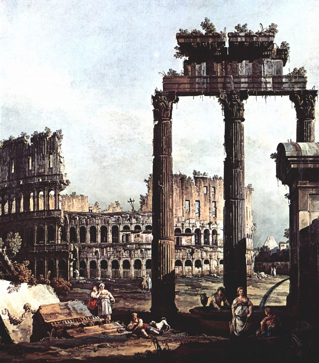 Roman Capriccio af Giovanni Antonio Canal