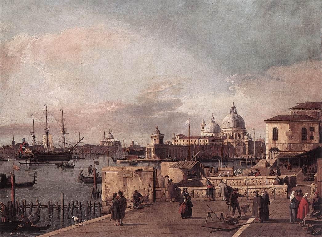 Indgang til Canal Grande af Giovanni Antonio Canal