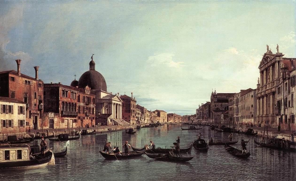 Grand Canal af Giovanni Antonio Canal