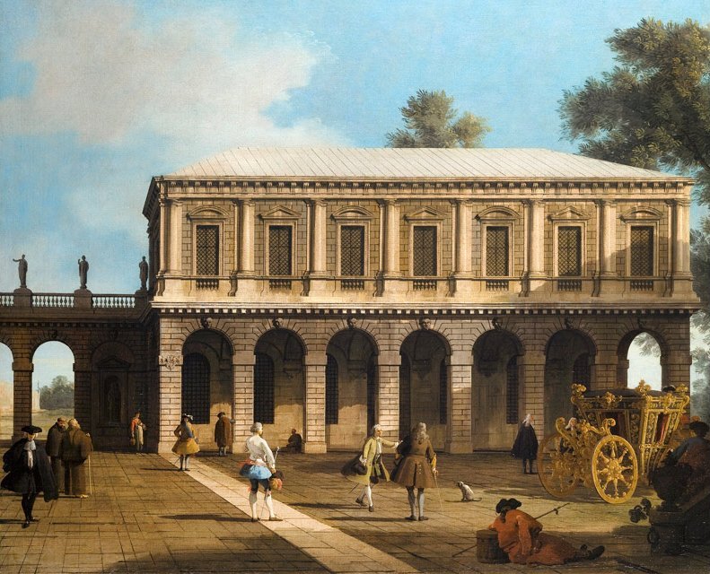 San Marco fængsler af Giovanni Antonio Canal
