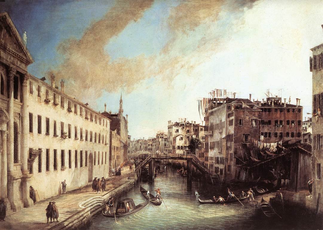 Rio dei Mendicanti af Giovanni Antonio Canal