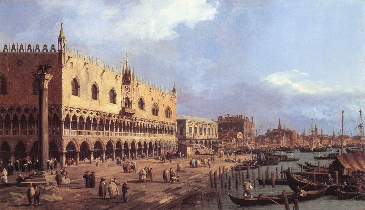 Riva degli Schiavoni af Giovanni Antonio Canal