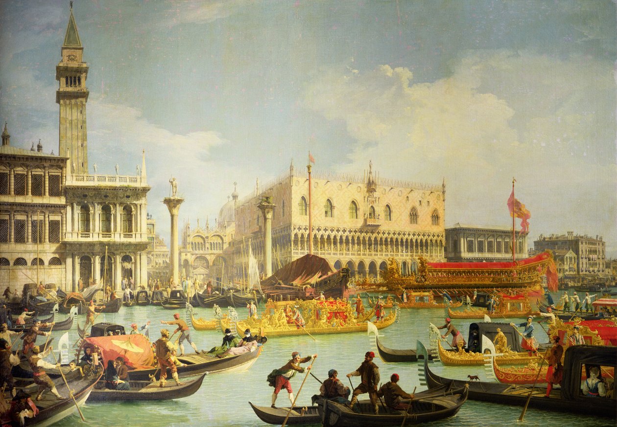 Trolovelsen af den venetianske doge til Adriaterhavet, ca. 1739-30 af Giovanni Antonio Canal