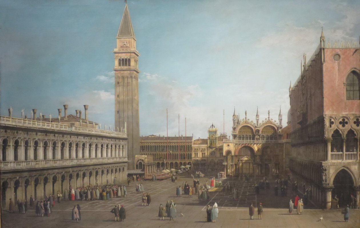 Piazzetta af Giovanni Antonio Canal