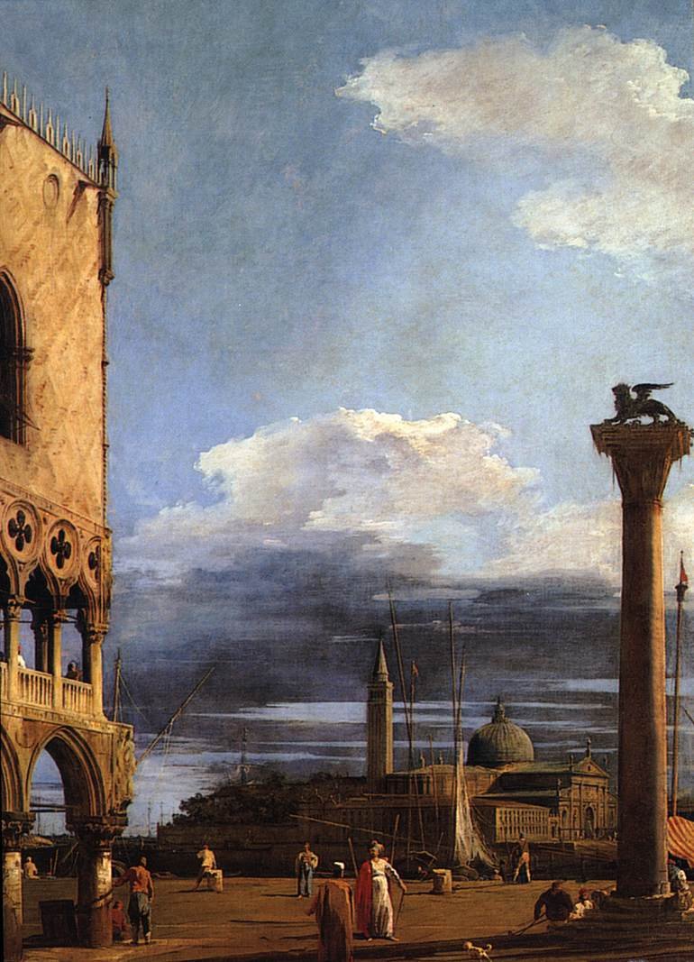 Piazzettaen mod San Giorgio Maggiore af Giovanni Antonio Canal