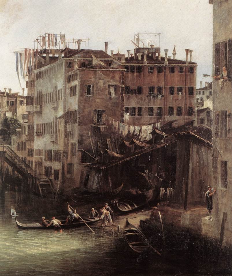 Rio dei Mendicanti af Giovanni Antonio Canal