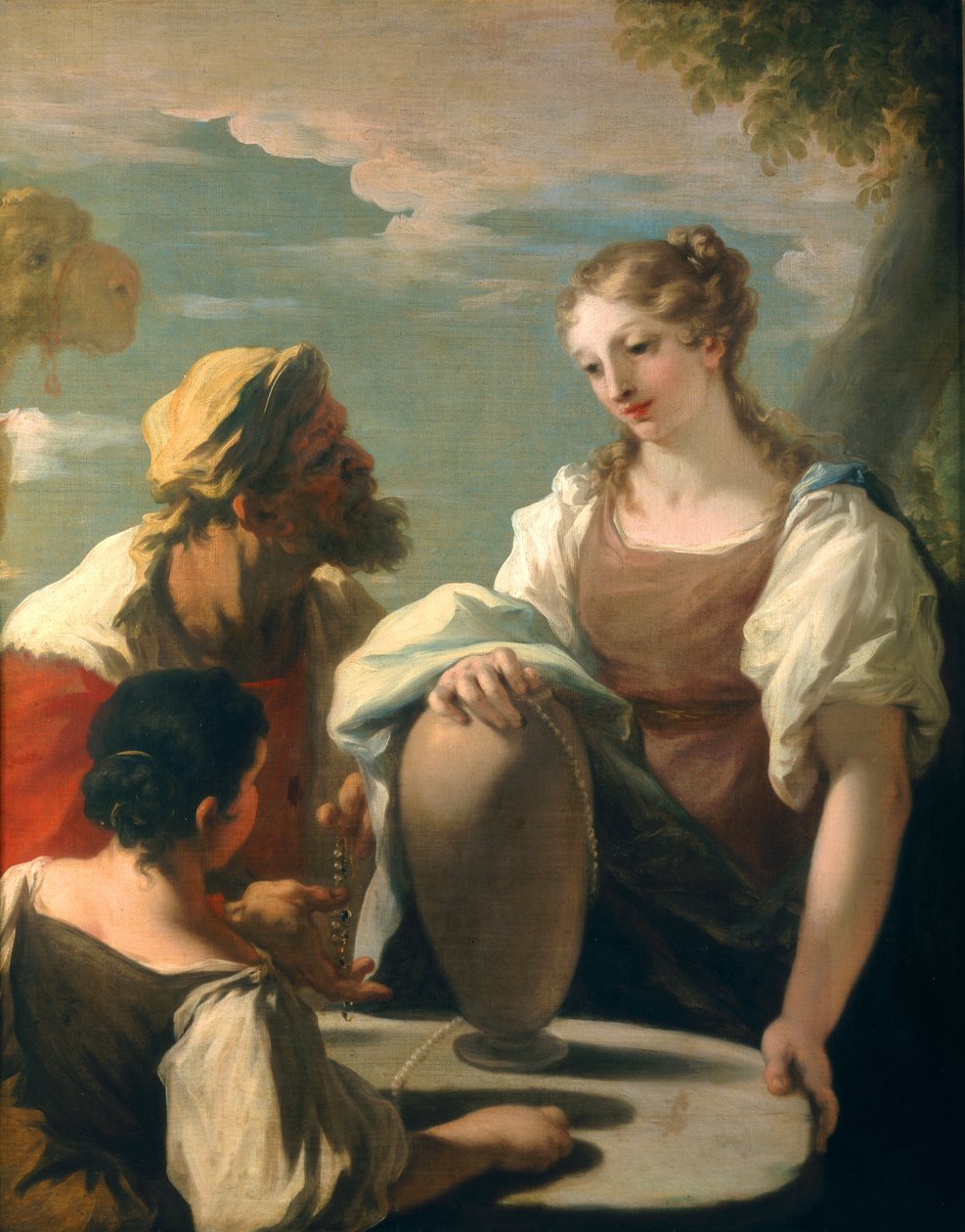 Rebecca ved Brønden af Giovanni Antonio Pellegrini