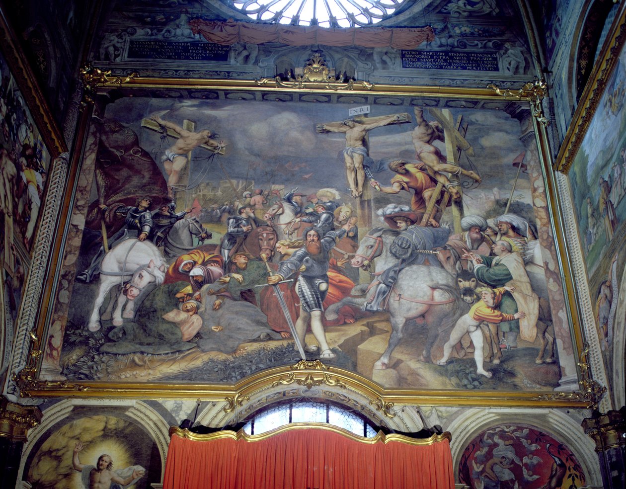 Korsfæstelse, 1521 af Giovanni Antonio Pordenone