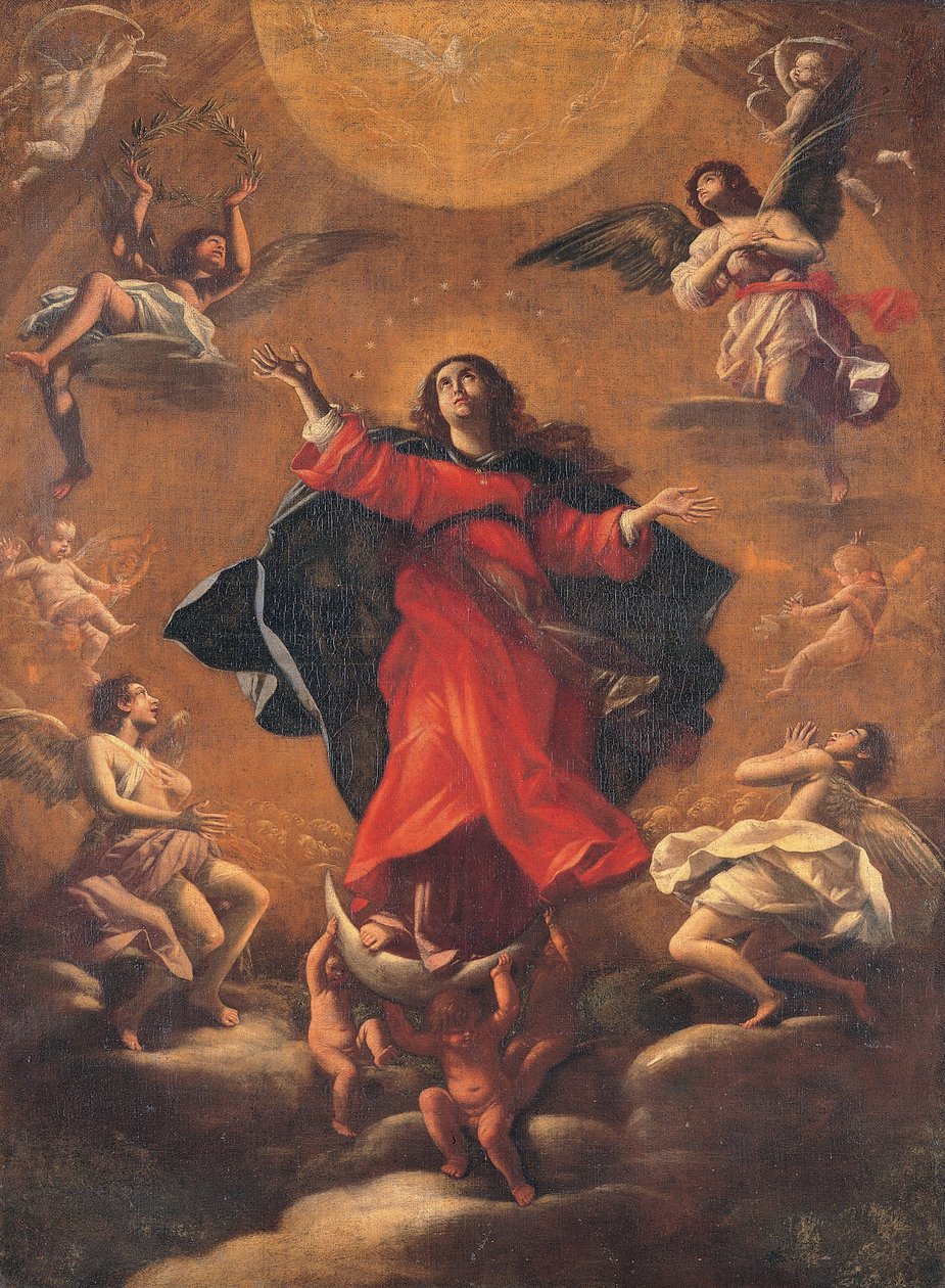 Madonna in Glory af Giovanni Baglione