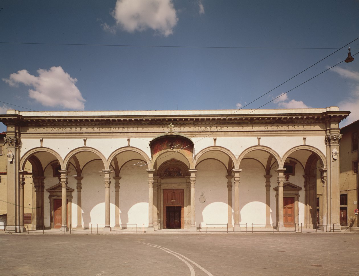 Facade af Santissima Annunziata, c.1601-04 af Giovanni Battista Caccini