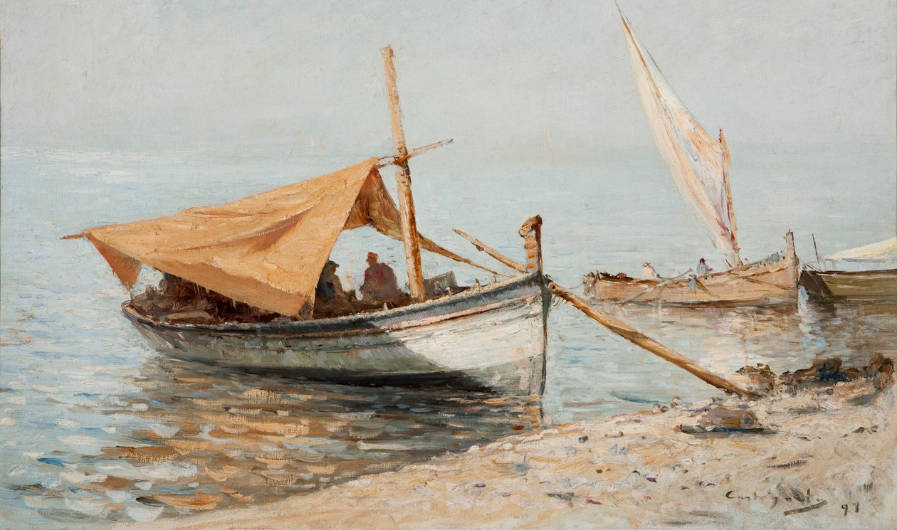 Eftermiddag i Toulon af Giovanni Battista Castagneto