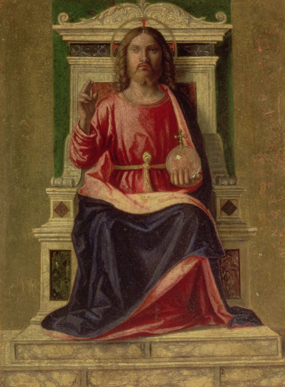 Kristus på tronen, ca. 1505 af Giovanni Battista Cima da Conegliano