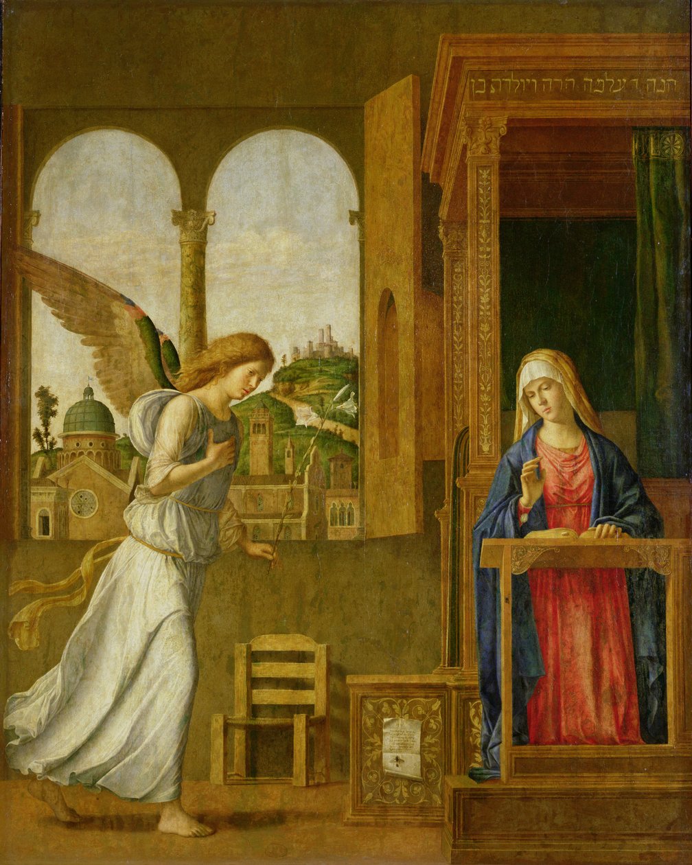 Bebudelsen, 1495 af Giovanni Battista Cima da Conegliano