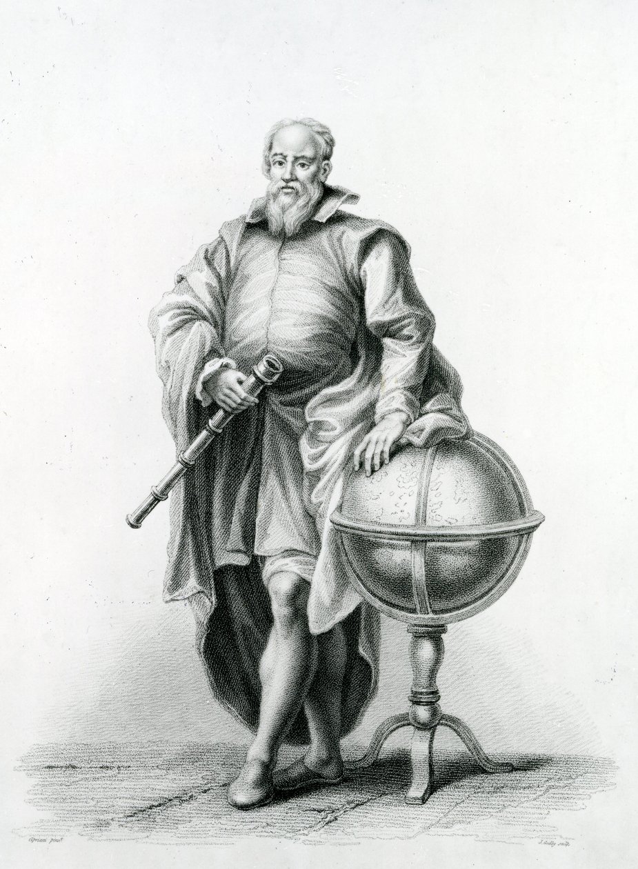 Portræt af Galileo Galilei (1564-1642), 1815 af Giovanni Battista Cipriani