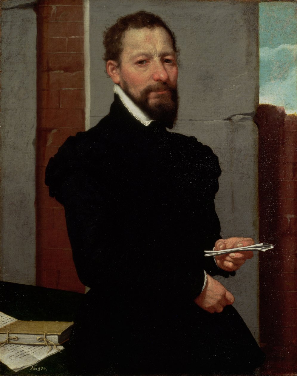 Giovanni Pietro Maffeis (1533-1603), professor i retorik ved universitetet i Genova (1563) og sekretær for republikken (1564), 1560-65 af Giovanni Battista Moroni