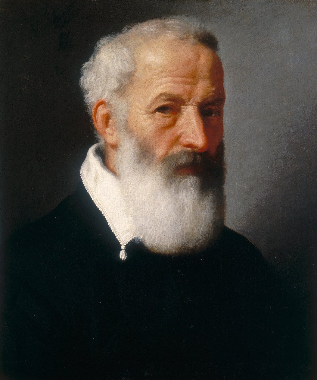Portræt af en gammel adelsmand af Giovanni Battista Moroni
