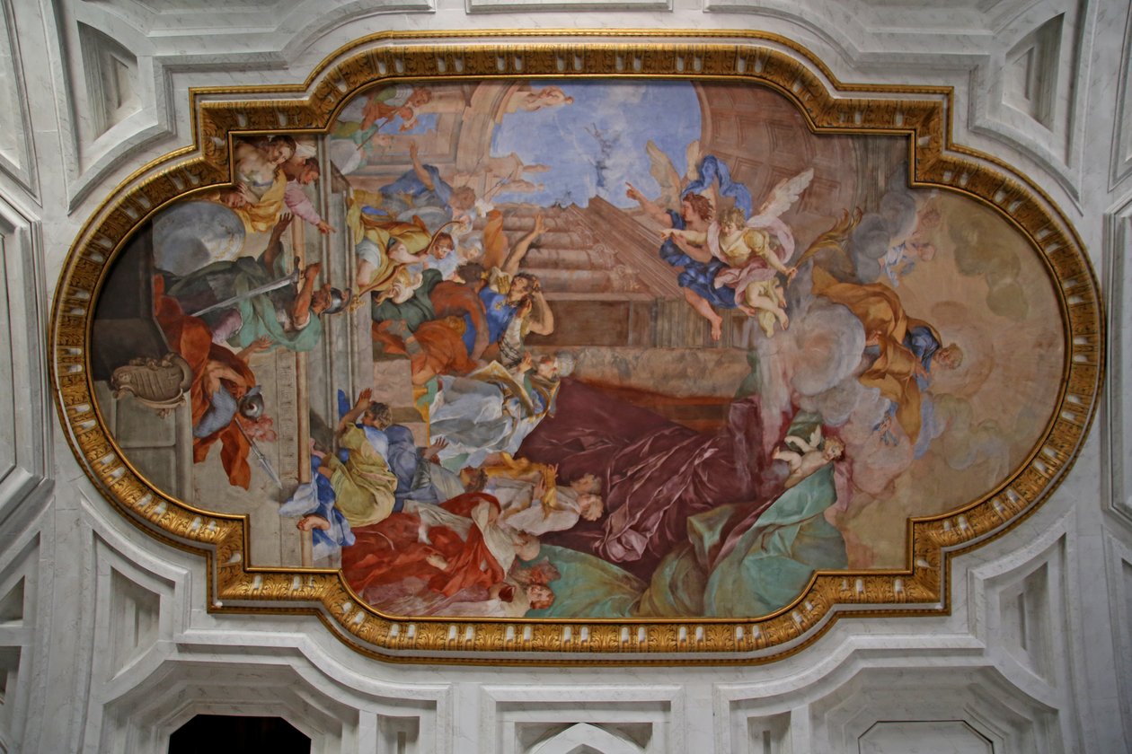 Skibsloft med kædernes mirakel, 1706 af Giovanni Battista Parodi